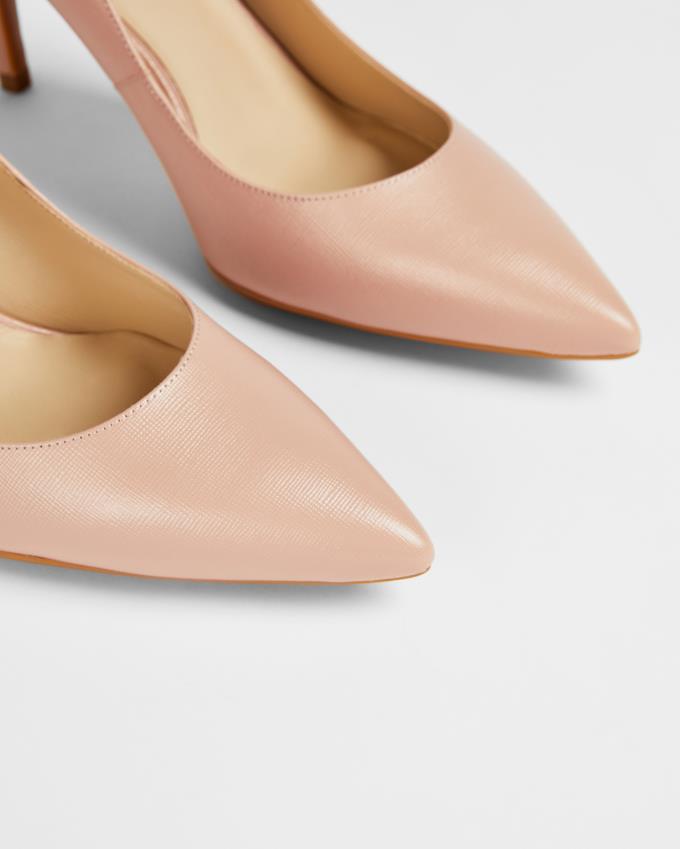 Chaussures à Talons Ted Baker Leather Court Rose Femme | YWT-38921003